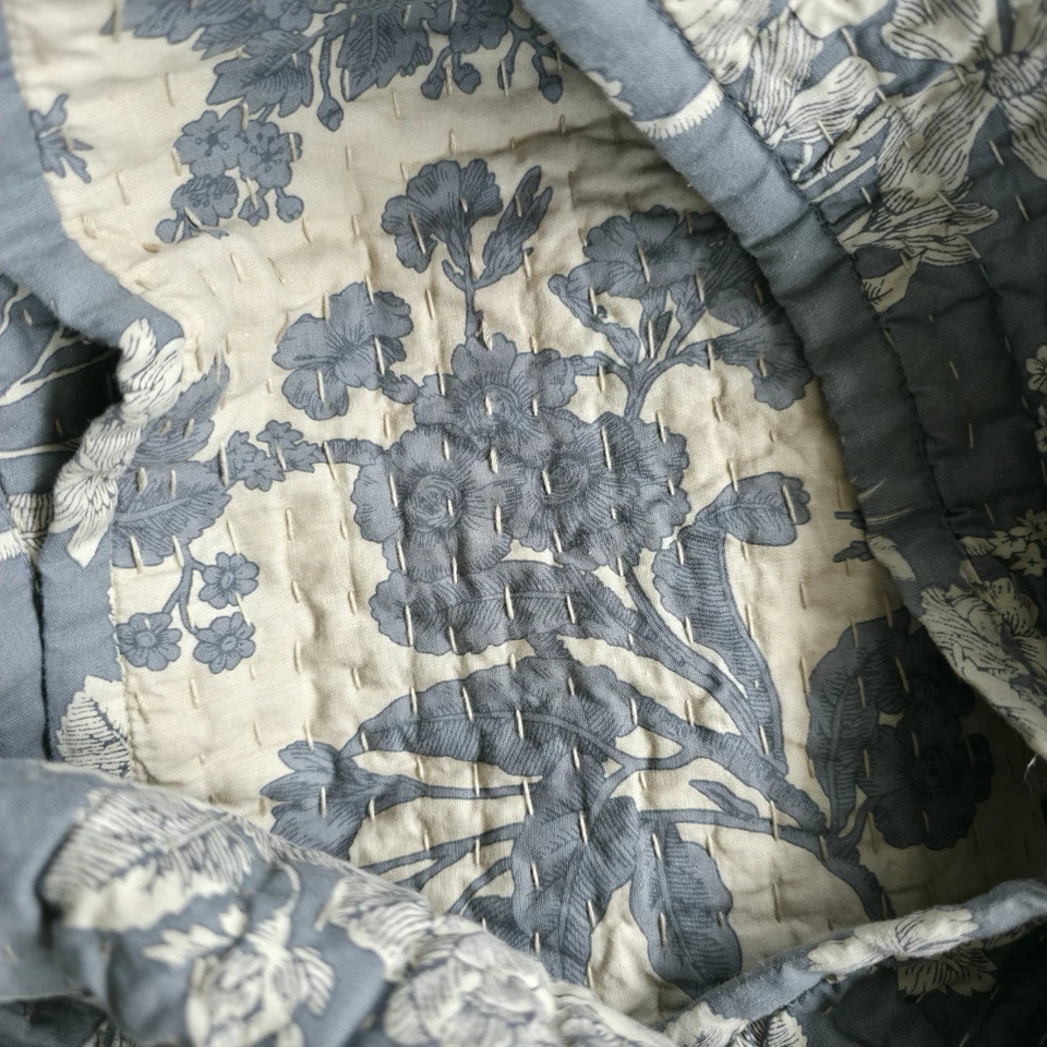 Edredón reversible Pottery Barn Adele KING algodón Foto 4 de 4