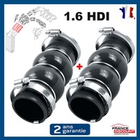 2 Luftschlauch Turbo LadeluftküHler FüR C2 C3 C4 C5 307 407 1.6 Hdi