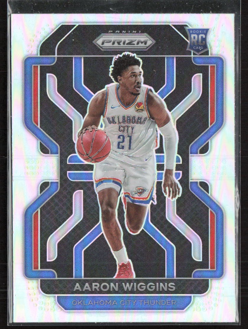 2021-22 Panini Prizm #286 Aaron Wiggins Silver Oklahoma City Thunder RC (B3)