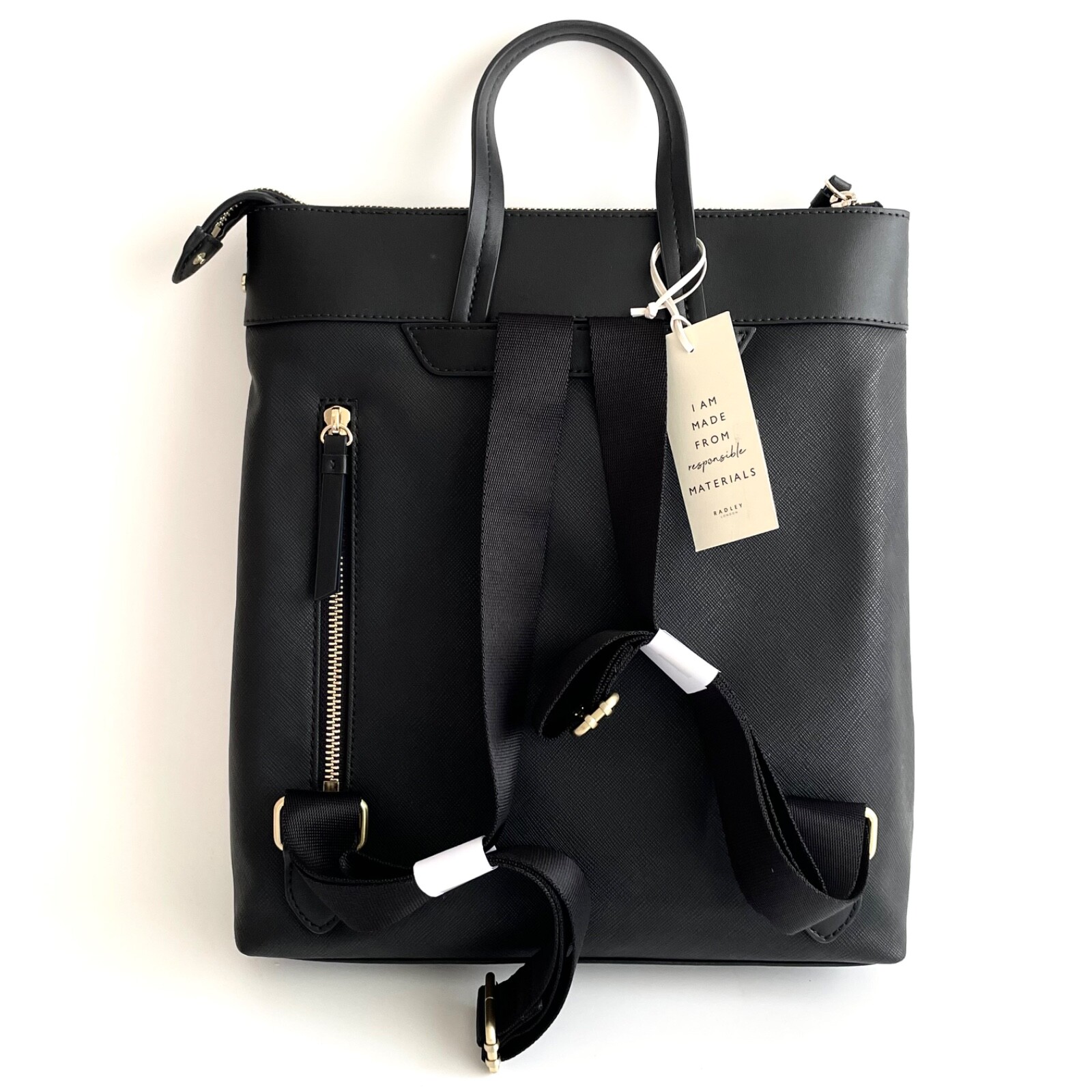 RADLEY Essex Road Responsible Black Backpack Bag BNWT RRP £149