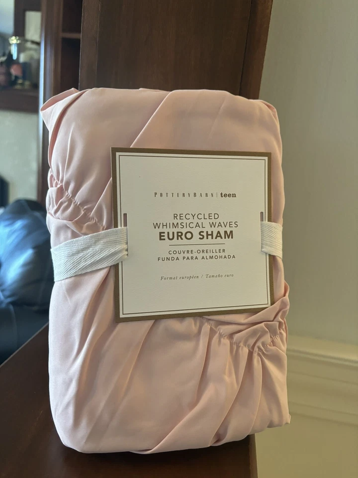 Pottery Barn holiday pillow sham floral Disney princess pink rose frozen girl - - Image 4 of 4