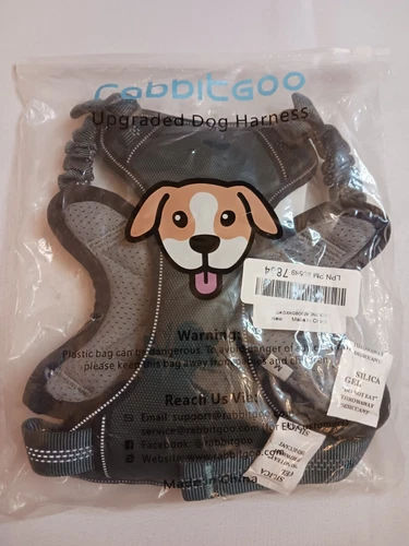 Rabbitgoo No-Pull Dog Pet Harness Adjustable Medium M  Handle Olive Green 