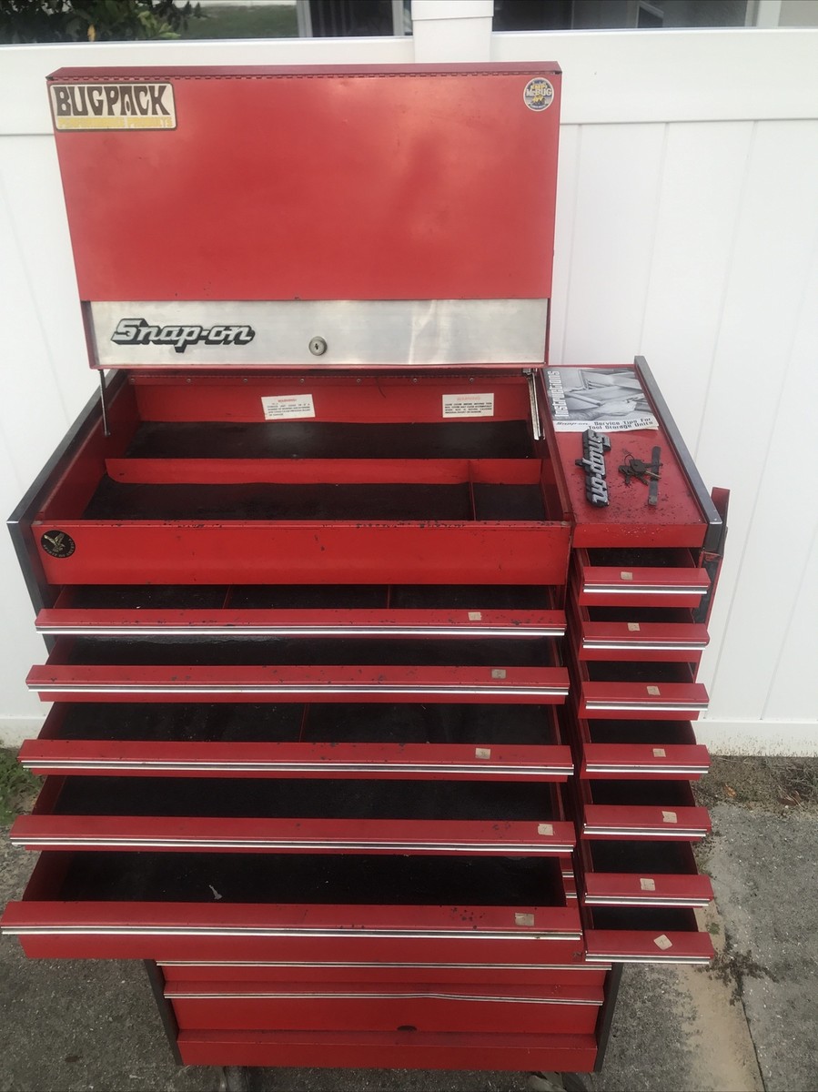 Vintage Snap-On Roller Tool Box Chest KR-537D Upper KR-557E Lower