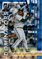 2020 Donruss Dominators Blue #D-12 Josh Bell   SN249  Pittsburgh Pirates