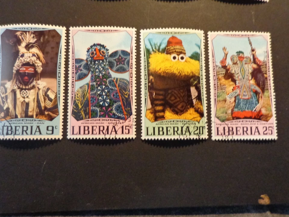 LIBERIA - Stamps - Sc# 541 - 548 - Complete Set of 8 - 1971 - CTO- VF - Image 2 of 4