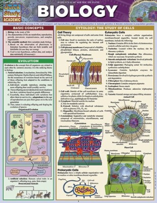 BarCharts Biology Quickstudy Easel