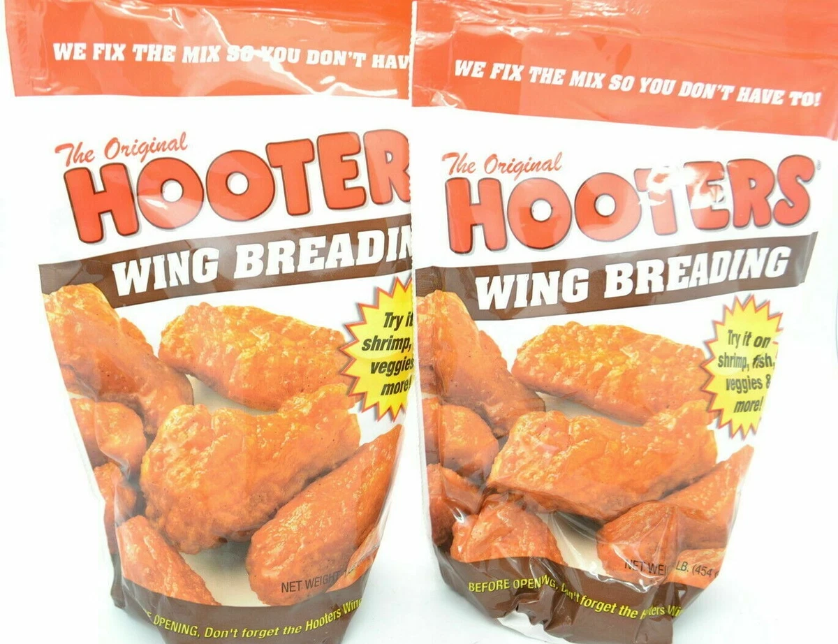Original Hooters® Wing Breading 1 Pound Seasoning Spice Sauce Buffalo (2  Pack) | eBay
