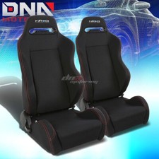 X2 Nrg Type-r Blackstitch Fully Reclinable Sports Deep Racing Seatseatsslider