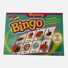 Trend Enterprises Inc. Rhyming Bingo Game Good