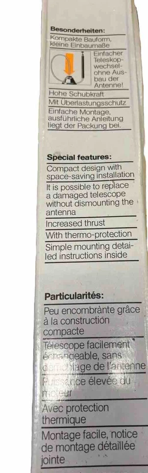 Hirschmann 12V Power Antenna Hit Auta 5090 SW Mercedes-Benz Porsche Volkswagon - Imagen 3 de 3