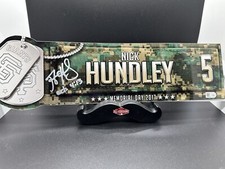 Nick Hundley Autographed Giants Memorial Day Nameplate