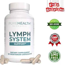 PureHealth Research Lymph System-Reduce Swelling Lymphatic Supplement, Pack of 5