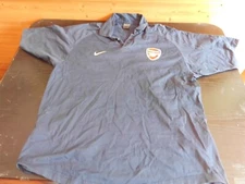 Nike 00s Arsenal FC Team Polo Shirt Men’s Size XL Short Sleeve Pre-Owned VGC