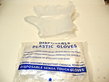 100 Disposable Plastic Gloves for food processing etc.    zz