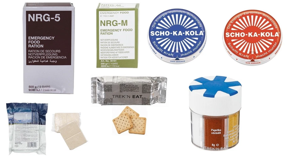 KATADYN Cibo di emergenza NRG5 SCHO-KA-KOLA biscotti NRG-M razione di emergenza Prepper liofilizzati