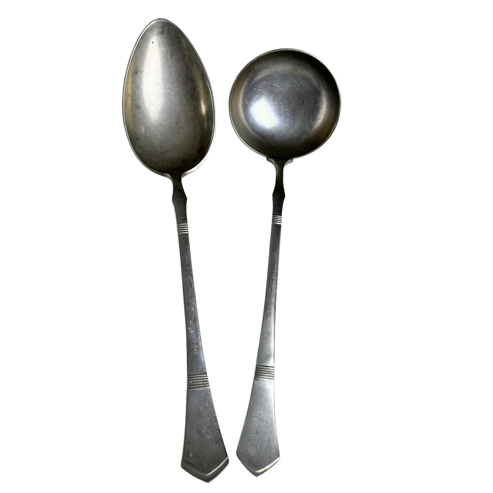Vintage Berndorf Alpacca Art Deco Ladle & Serving Spoon