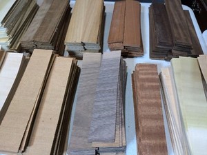 Woodcraft Rock Hard Maple Skateboard Veneer - 7-Ply Pack, 9.5\" X 35\", For DIY Longboard & Skateboard Deck Building