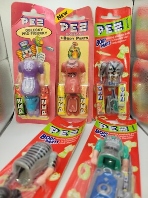 OLD PEZ ペッツ ボディパーツ 未開封 Vintage PEZ Body Parts New Old Stock Unopened on Cards, YOUR