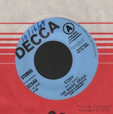 (Hear) 1969 Magic Grass Folk Psych Rock DJ 45 (Cody / Ain't It Nice)