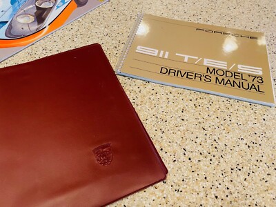 1973 PORSCHE 911 911T 911E 911S OWNERS MANUAL USA VERSION GENUINE