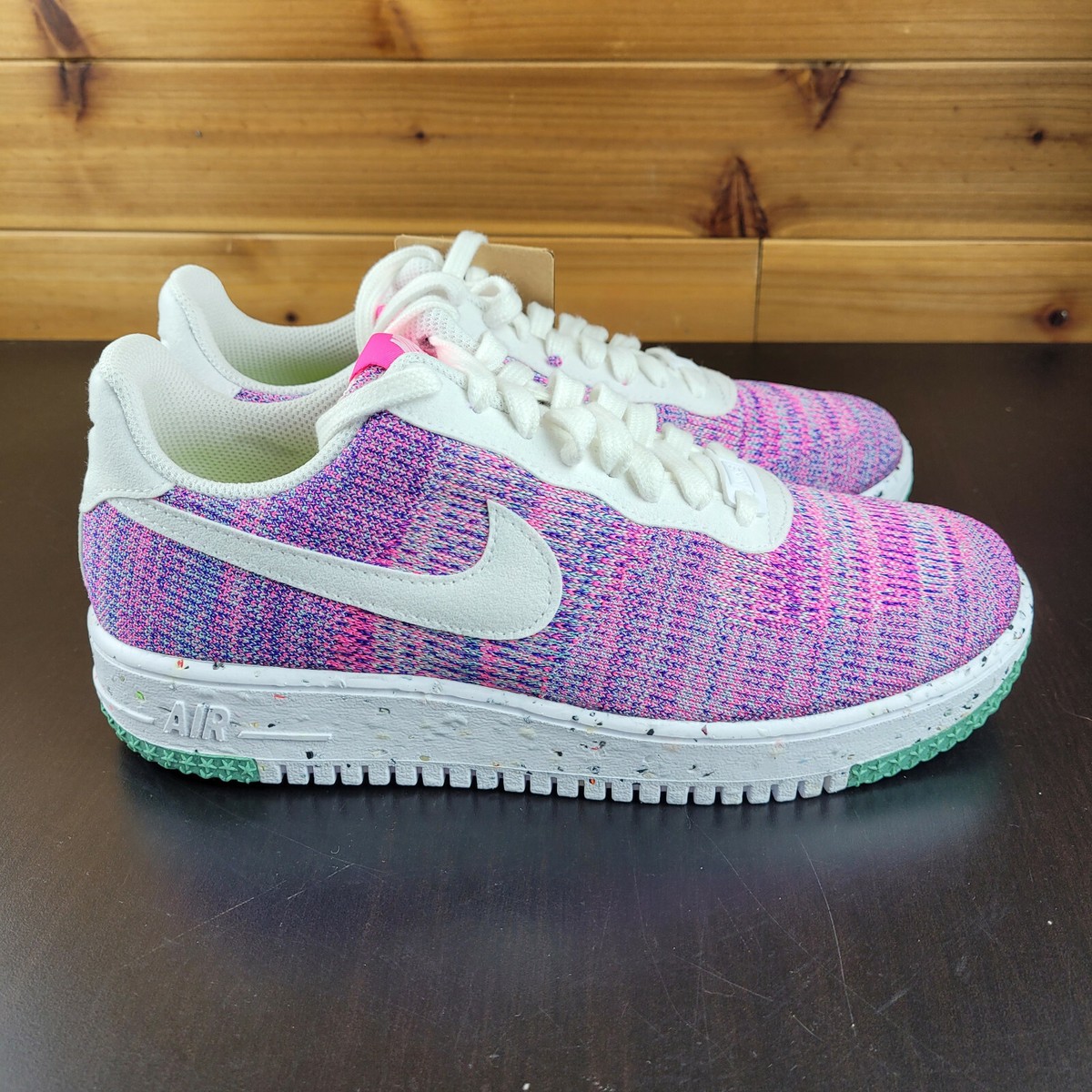 Nike Air Force 1 Crater Flyknit I DC7273 500 Pink Fuchsia  display picture 2