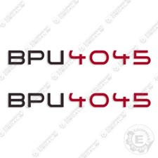 Fits Wacker Neuson BPU4045 Decal Kit Vibratory Plate - 7 YEAR OUTDOOR 3M VINYL!