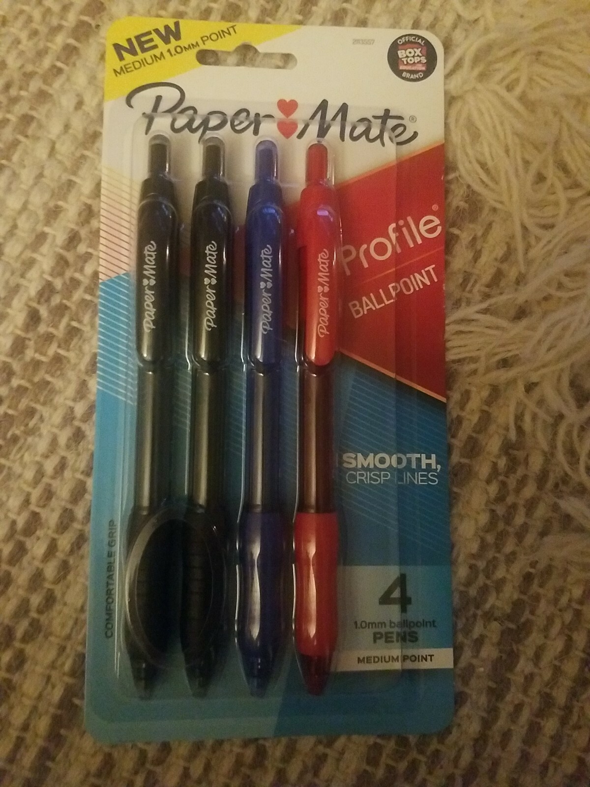 Paper Mate Profile Ballpoint Smooth Ceisp Lines 4 1.0 Mm Ballpoint Pens 