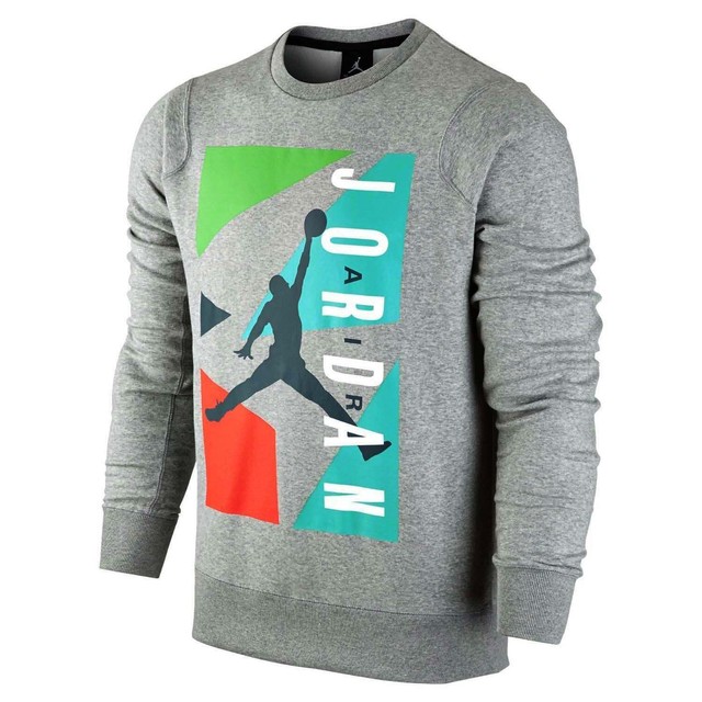 Jordan Mens Block Fleece Crewneck 