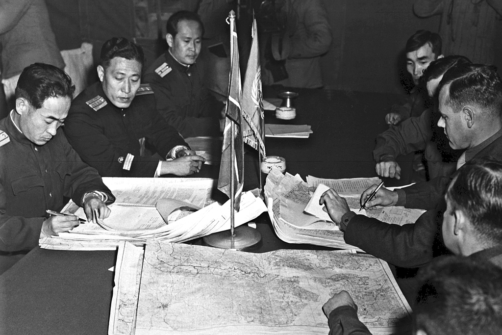 New 5x7 Korean War - Conflict Photo: Panmunjom Cease Fire Talks, 1951 ...