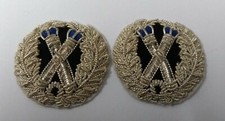 Genuine British Made Braided Tip Staff Senior Rank Shoulder Insignia ASPS442