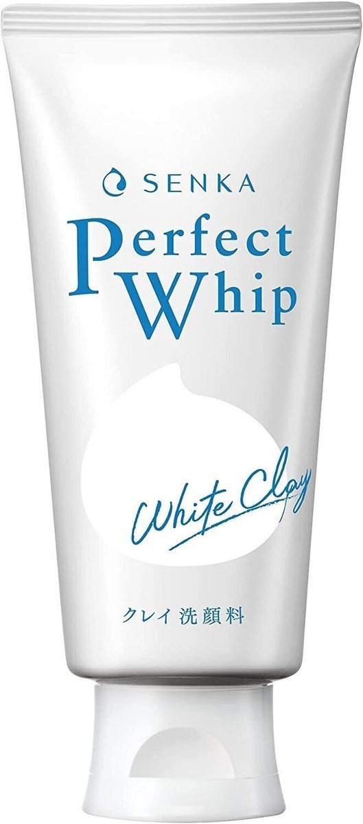 SENKA Perfect Whip White Clay Face Wash Beauty Foam Cleanser 120g