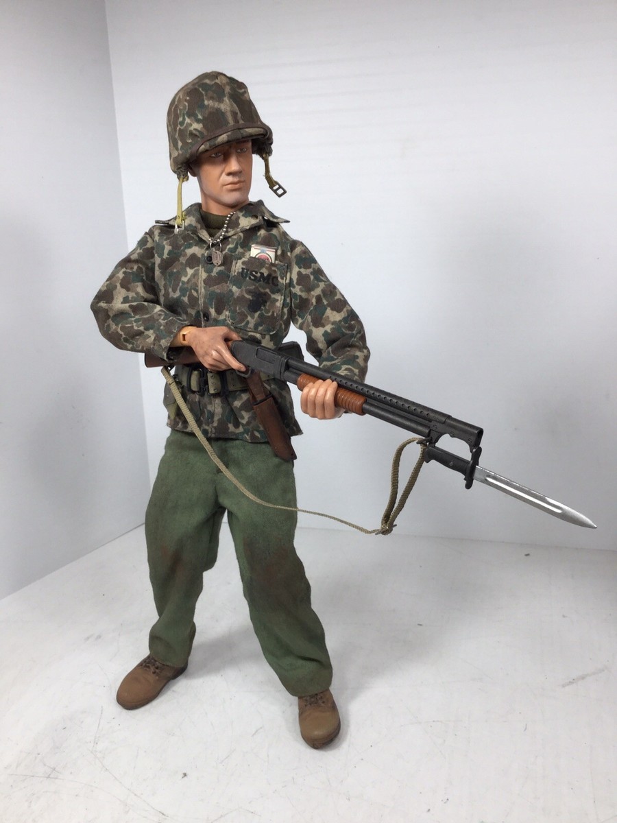 1/6 DRAGON CUSTOM USMC MARINE WINCHESTER MOD.12 SHOTGUN CAMOUFLAGE
