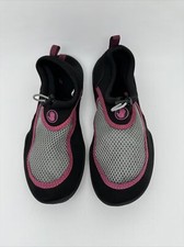 BODY GLOVE Women RIPTIDE III WATER SHOES Black , Gray  Pink Size 10 -Used  