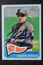 Kean Wong Tampa Bay Rays Signed 2014 Topps Heritage #99 Autographed ROOKIE
