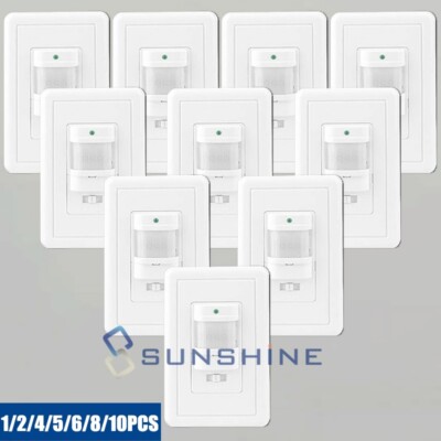 NEWEST Automatic PIR Occupancy Motion Sensor Light Switch Auto On/Off ...