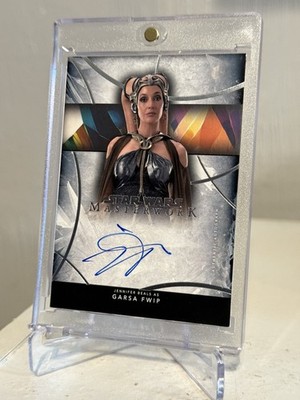 2024 Topps Star Wars Masterwork Jennifer Beals as Garsa Fwip On Card Auto A-JN