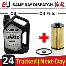 CAR SERVICE ENGINE OIL 5W-30 & FILTE FOR VAUXHALL ASTRA INSIGNIA ZAFIRA