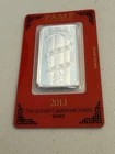 2013 Pamp Suisse Snake 1 oz Silver Bar in Assay