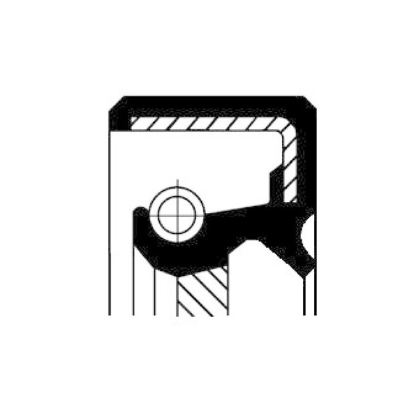 Corteco Wellendichtring Kurbelwelle Simmerring Stirnseitig 19025980B-image