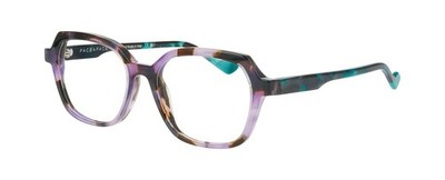 Face A Face Kanji 2 6611 Very Perry Tortoise 52-17 New Glasses With Case