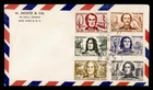DR WHO 1953 FRANCE SEMI POST PORTRAIT COMBO FDC? M74614