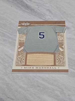 2025 Leaf Lumber Mike Marshall (Moose) Game Used Bat Relic 8/45 LA Dodgers 