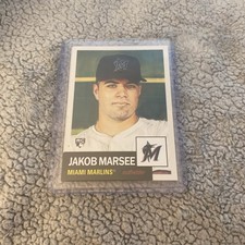 2026 Topps MLB® Living Set® # 915 JAKOB MARSEE Rookie Miami Marlins