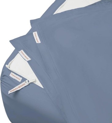Zip-On Fitted Sheet Set - Includes 1 Fitted Sheet Base and 2 Zip-On Sheets -