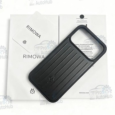 NEW Black RIMOWA BLK iPhone 17 Pro MAX Case Premium Aluminum US STOCK