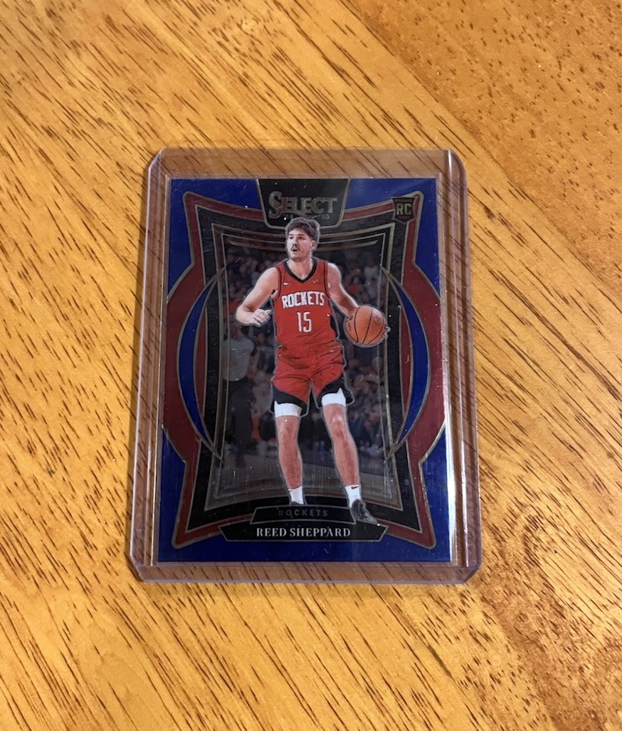 2024-25 Panini Select - Concourse Reed Sheppard #68 Blue Prizm (RC)