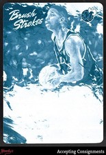 2017-18 Panini Court Kings '15 Brush Strokes Cyan Printing Plate A.C. Green 1/1