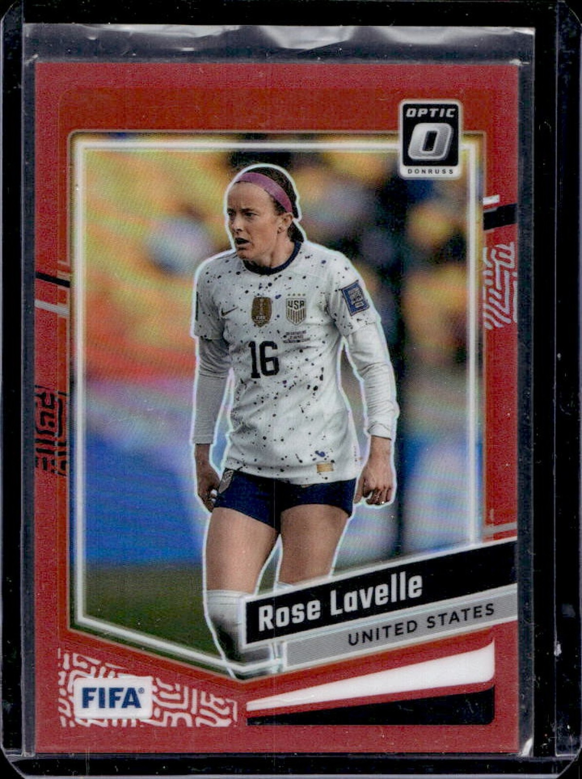 2023 Donruss Rose Lavelle Optic Red #250/299 USA