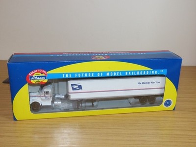BT554: Athearn USPS Kenworth Truck & 45' Trailer HO Scale 93253 - MIB