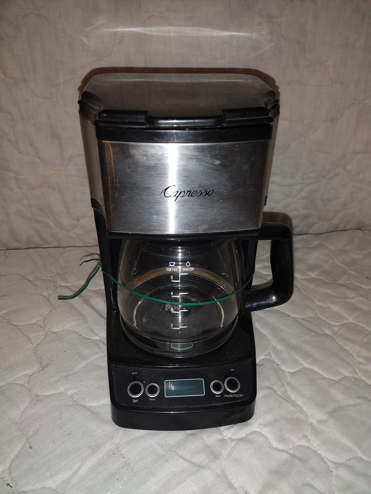 - Black/stainless - Programmable - Tested
